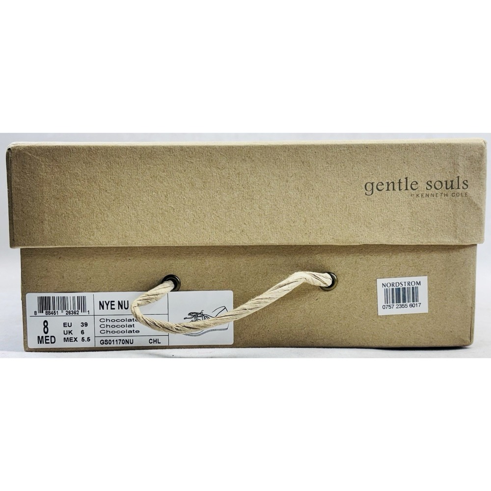 Kenneth Cole Gentle Soles NYE Wedge Lace Up Shoes Womens 8M Brown Leather Box - Picture 9 of 9